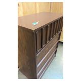 Vintage Dark solid wood dresser