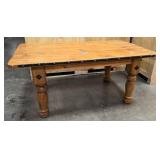 Rustic Solid Wood Farm Table