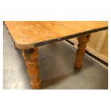 Rustic Solid Wood Farm Table