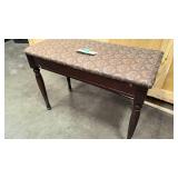 Vintage piano bench