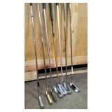 7 misc putters = ping, wilson, various sizes