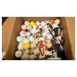 Misc golf box = misc golf gloves, balls, tees, ball markers