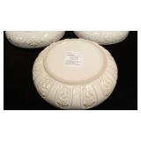 3 decorative ceramic serving bowls