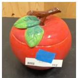 Large Apple Cookie Jar