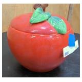 Large Apple Cookie Jar