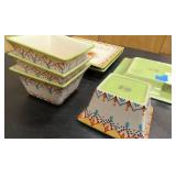 Vida Eva Mendes collection collectible bowls 4, and plates 3