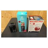 Magic bullet, Winged Corkscrew, amd Kitchen aid Chef