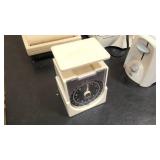 Hamilton Beach Griddle, Oster Waffle maker, Scale, and toaster