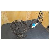 Rustic metal decorative plant holder