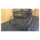 Rustic metal decorative plant holder