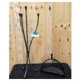 Decorative metal candle holder, and wall dcor