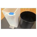 Small Hohler trash can, and Threshold waste basket