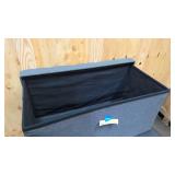 Collapsable storage bench