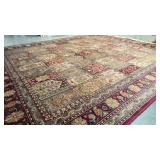 Large Karastan Wool Woven Rug 104x120"