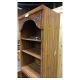 Antique decorative cabinet with hand painted doors