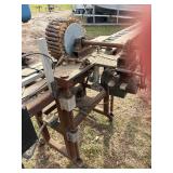 Heavy-duty wood sanding, Cleaning, de-barking, finish spraying on conveyor line designed for handling trim, rough sawn and smooth lumbe