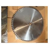 18” saw blades. One new, one freshly sharpened