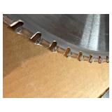 18” saw blades. One new, one freshly sharpened