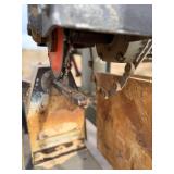 Wood spindle tenonizer. Commercial tenon cutting machinery for log furniture, timber framing, and handrail construction