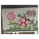 Hand Hooked Accent Rug 22"x38"