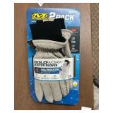 Mechanix Wear 2 Pack: Insulated Durahide Cold Work Winter Gloves - MSRP $30