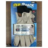 Mechanix Wear 2 Pack: Insulated Durahide Cold Work Winter Gloves - MSRP $30