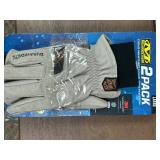 Mechanix Wear 2 Pack: Insulated Durahide Cold Work Winter Gloves - MSRP $30