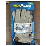 Mechanix Wear 2 Pack: Insulated Durahide Cold Work Winter Gloves - MSRP $30