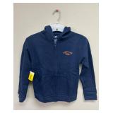 NEW - Ski-Doo Kids Zip Up Hoodie 7-8 - Dark Navy - MSRP $38.99