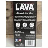 LAVA 14.5" Scarlet Soundwave Novelty Table Lamp