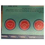 Pair of Premium Microfiber Beach Towels- 35 x70 - Compact, Lightweight, Quick Dry, Extra Absorbent - Sunset