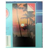 Pair of Premium Microfiber Beach Towels- 35 x70 - Compact, Lightweight, Quick Dry, Extra Absorbent - Sunset