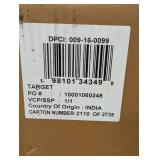 Metal Cutout Round Patio Accent Table - Room Essentials™ - Blue