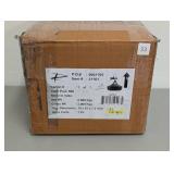 9.75" W 1-Light Mychele Bronze and Gold Metal Pendant Light