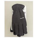 Head Mens Waterproof Hybrid DuPont Sorona Gloves Size Large L Black