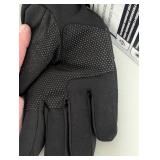 Head Mens Waterproof Hybrid DuPont Sorona Gloves Size Large L Black