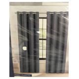 Eclipse 2-panel Absolute Zero Draft Stopper Brighton 100% Blackout Curtain Set - 104 In x 84 In
