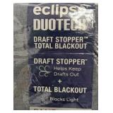 Eclipse 2-panel Absolute Zero Draft Stopper Brighton 100% Blackout Curtain Set - 104 In x 84 In