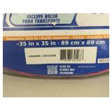 SwimWays Spring Float Papasan Inflatable Pool Lounger with Hyper-Flate Valve - Aqua