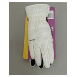 Head Womens Waterproof Hybrid Gloves Silver Size Small