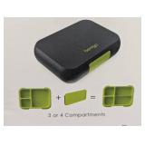 Bentgo Fresh Pop Lunch Bento Box - Charcoal/Lime