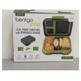 Bentgo Fresh Pop Lunch Bento Box - Charcoal/Lime