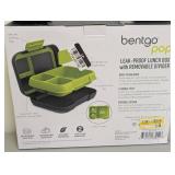 Bentgo Fresh Pop Lunch Bento Box - Charcoal/Lime