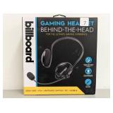 Billboard Behind-the-Head Gaming Headset