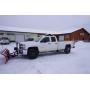 2015 Chevy 2500 HD Extended Cab 4 x 4 Pickup Truck With 8' Hiniker Snow Plow