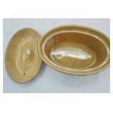 Vintage Hand-Painted Hausswirth Soufflenheim Casserole Dish With Lid