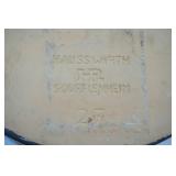 Vintage Hand-Painted Hausswirth Soufflenheim Casserole Dish With Lid