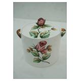 Vintage Lefton Americana Rose Canister 1950s