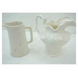 Vintage/Antique Ironstone & Ceramic Pitchers