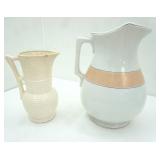 Enamel Pot Utensil Holder and Tray. Farmhouse Themed.